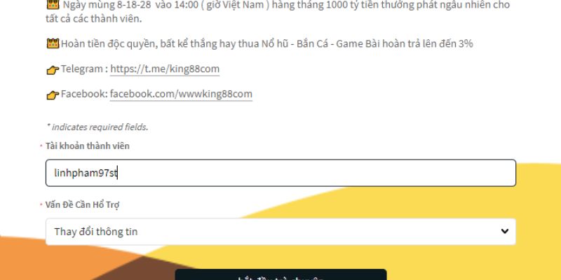 King88 trả lời những câu hỏi liên quan đến việc truy cập account người dùng 